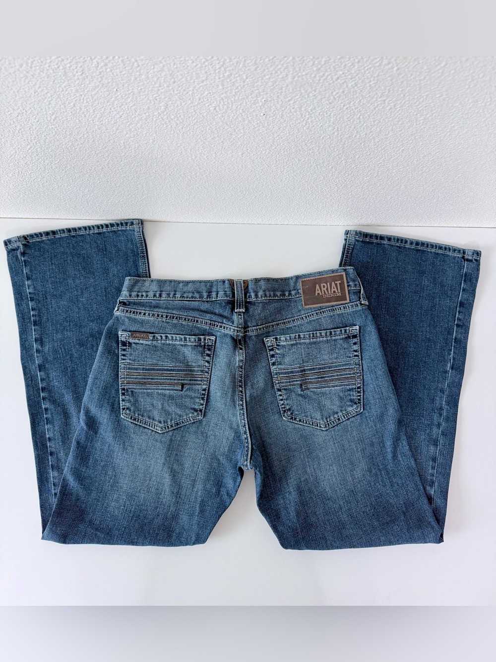 Ariat M7 Rocker Boot Cut Jeans Mens 34x30 Texarcana Medium Wash Stretch Denim